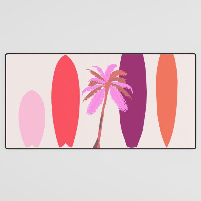 tropical surf Desk Mat Gallery Image 3