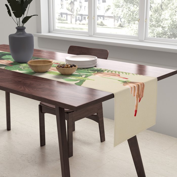 F U Bouquet - Rude Plant / Middle finger Table Runner Gallery Image 2