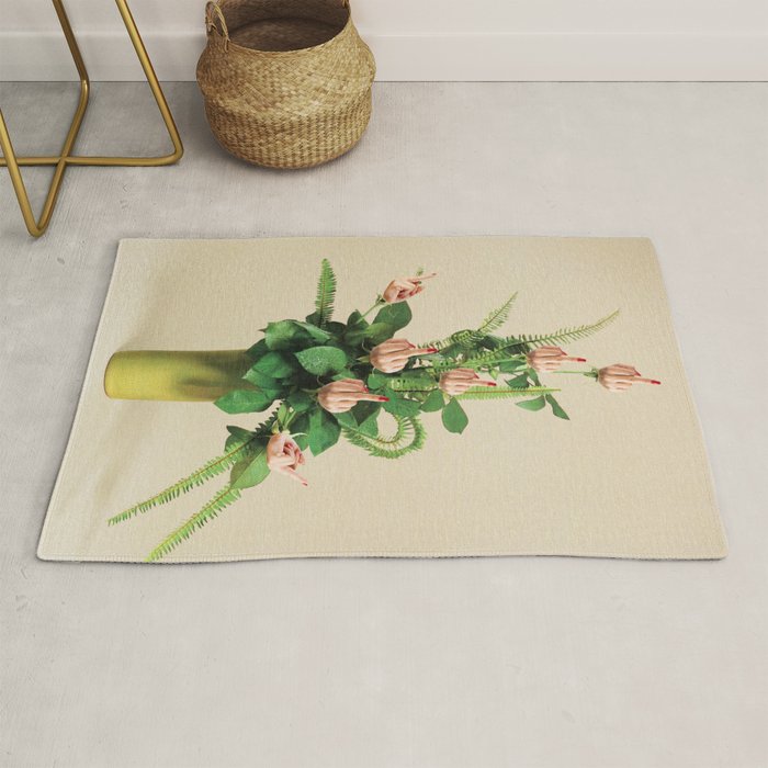 F U Bouquet - Rude Plant / Middle finger Rug Gallery Image 1