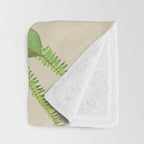 F U Bouquet - Rude Plant / Middle finger Throw Blanket Gallery Image 3