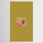 Virgo Perfection in Mustard Yellow | Zodiac Series Tablecloth Gallery Image 2