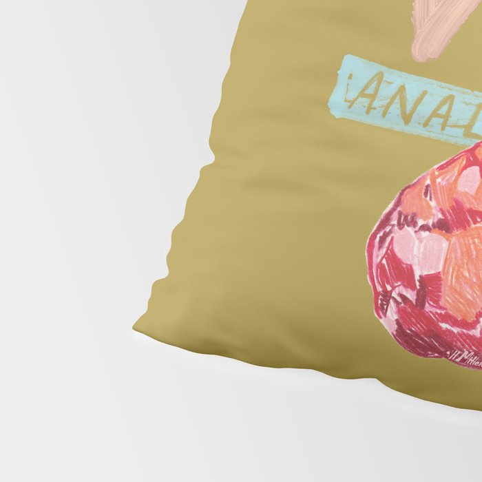 Virgo Perfection in Mustard Yellow | Zodiac Series Pillow Sham Gallery Image 4