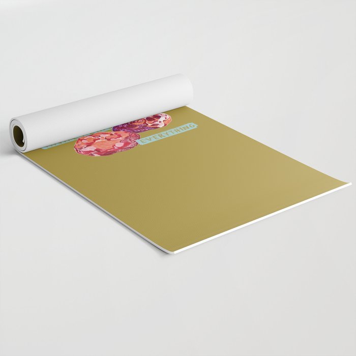 Virgo Perfection in Mustard Yellow | Zodiac Series Yoga Mat Gallery Image 2