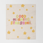 Good Morning, Starshine Throw Blanket Gallery Image 2