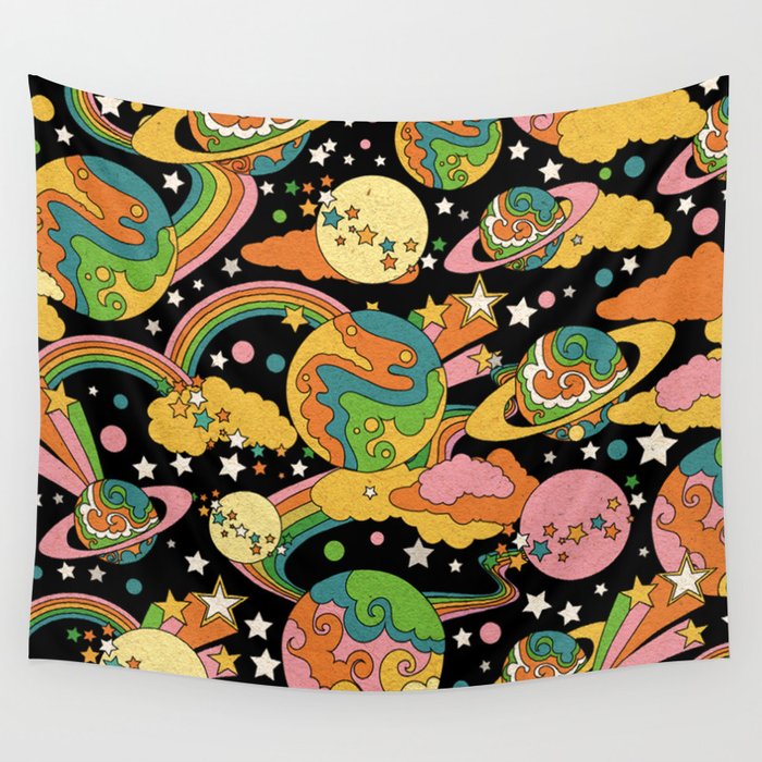 Cosmic Magic Universe Wall Tapestry Gallery Image 1