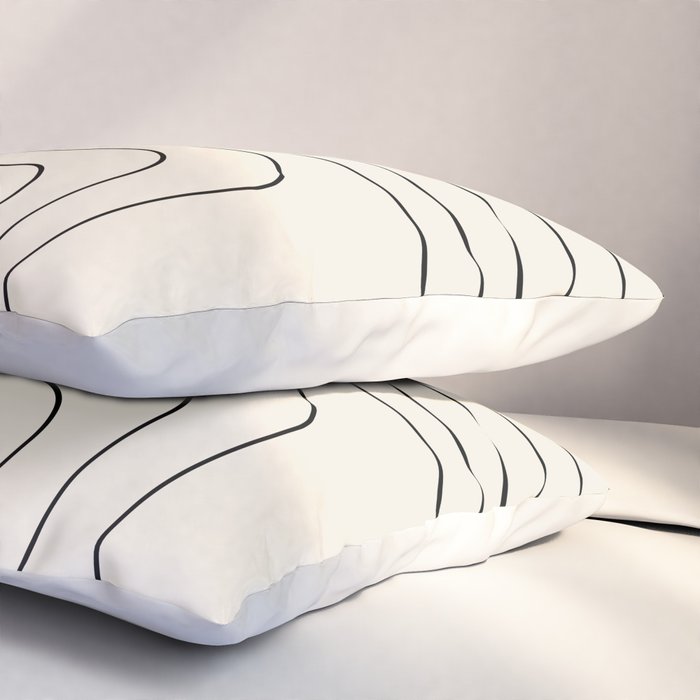 Searching (Off White) Pillow Sham Gallery Image 3