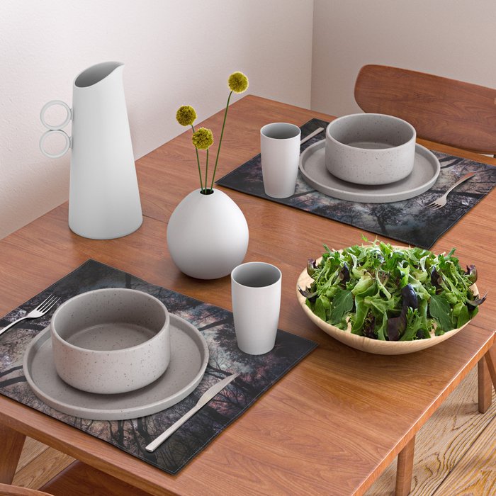 Starry Sky in the Forest Placemat Gallery Image 2