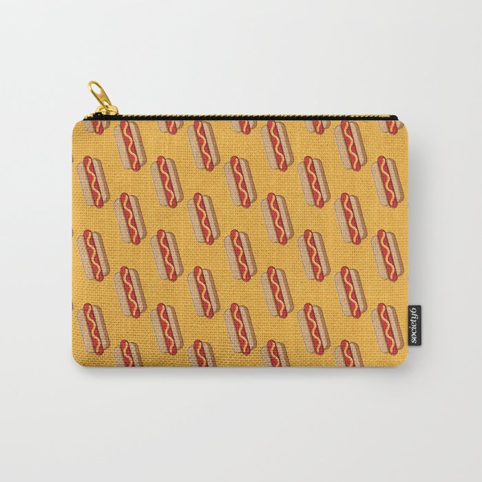 FAST FOOD / Hot Dog - pattern Carry All Pouch Gallery Image 1