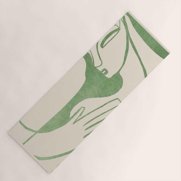Abstract Female Figure 21 Yoga Mat Gallery Image 1