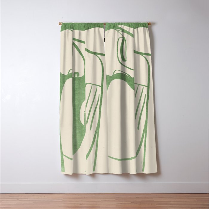 Abstract Female Figure 21 Window Curtain Gallery Image 3