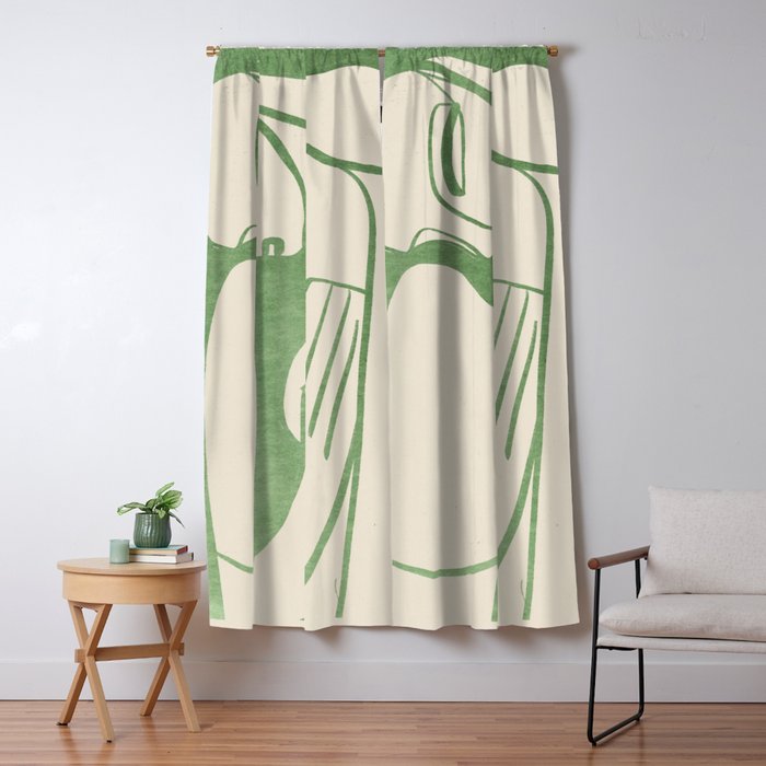 Abstract Female Figure 21 Window Curtain Gallery Image 5
