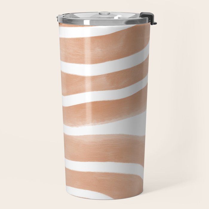 Mid-Century Line Modern Art # 65 Travel Mug Gallery Image 2