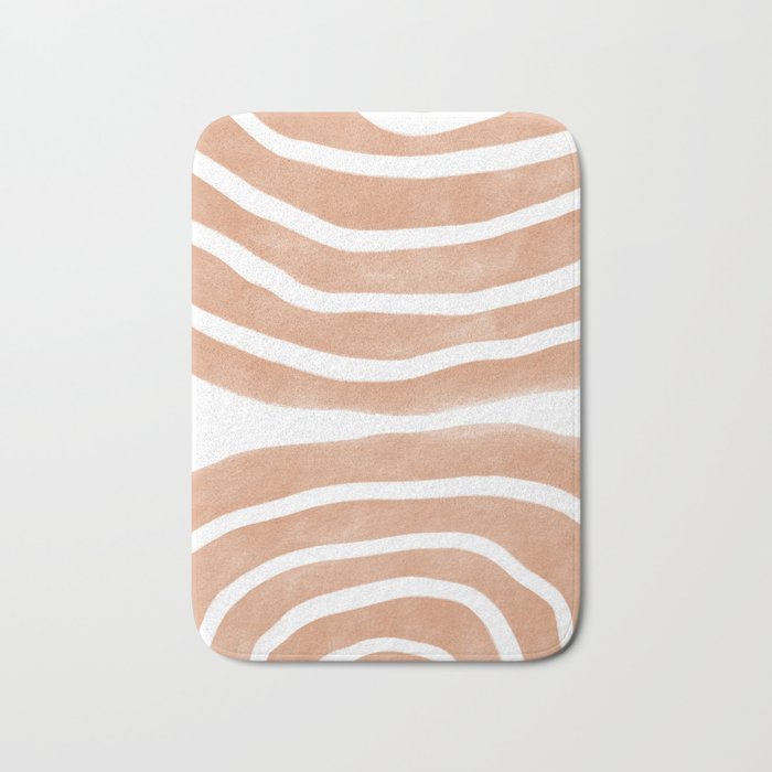 Mid-Century Line Modern Art # 65 Bath Mat Gallery Image 1