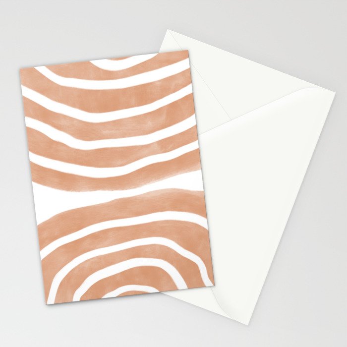 Mid-Century Line Modern Art # 65 Stationery Card Gallery Image 2