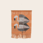 Tangerine Flamingos Wall Hanging Gallery Image 1