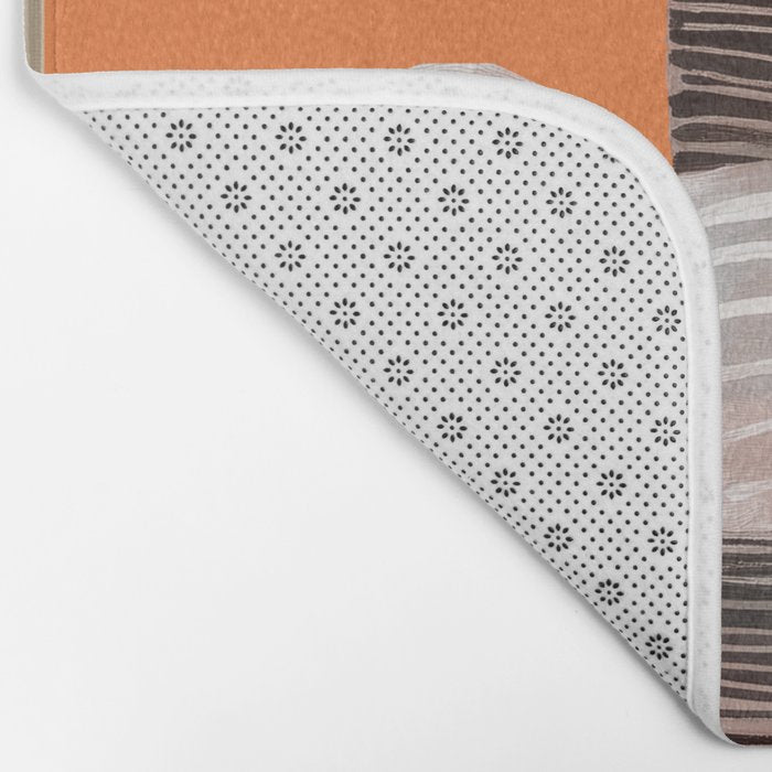 Tangerine Flamingos Bath Mat Gallery Image 2