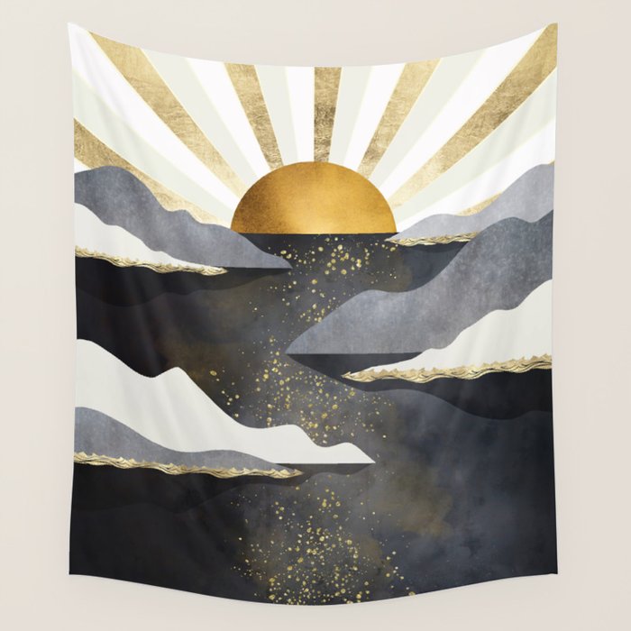 Metallic Dusk Wall Tapestry Gallery Image 4