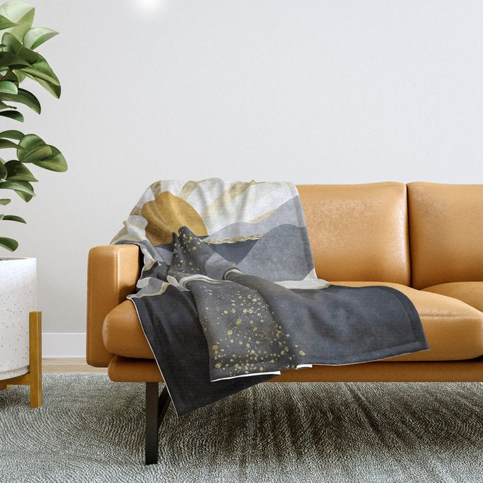 Metallic Dusk Throw Blanket Gallery Image 1