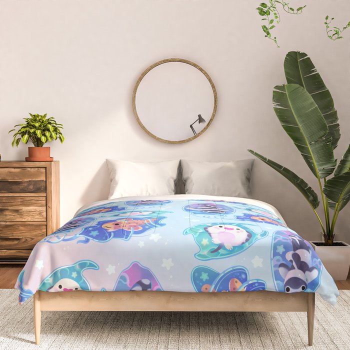 Mermaid's purse (shark egg) Comforter Gallery Image 3