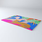 Relaxing with Cat Rug Gallery Image 3