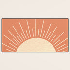 Sunrise pink Desk Mat Gallery Image 3