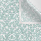 Surfside Deco . Aqua Wall Tapestry Gallery Image 3
