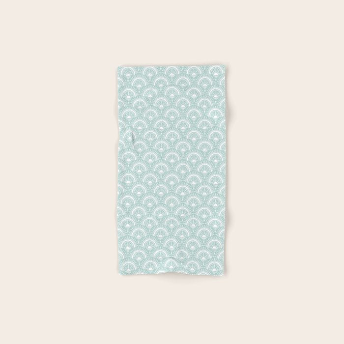 Surfside Deco . Aqua Bath Towel Gallery Image 1
