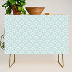 Surfside Deco . Aqua Credenza Gallery Image 1
