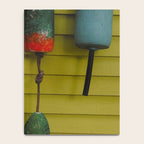 4 lobster buoys - nautical photograph ocean new england maine Notebook Gallery Image 4