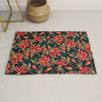 Tiger Lily - Orange Green Rug Gallery Image 1