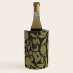 William Morris Vintage Fruit Golden Black Claret Pattern Wine Chiller Gallery Image 1