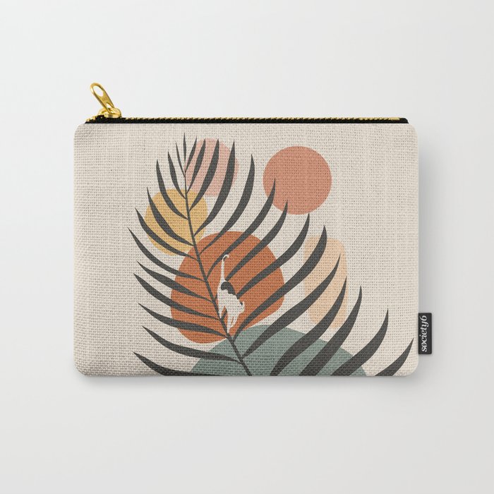 Cat and Plant 32 Carry All Pouch Gallery Image 1