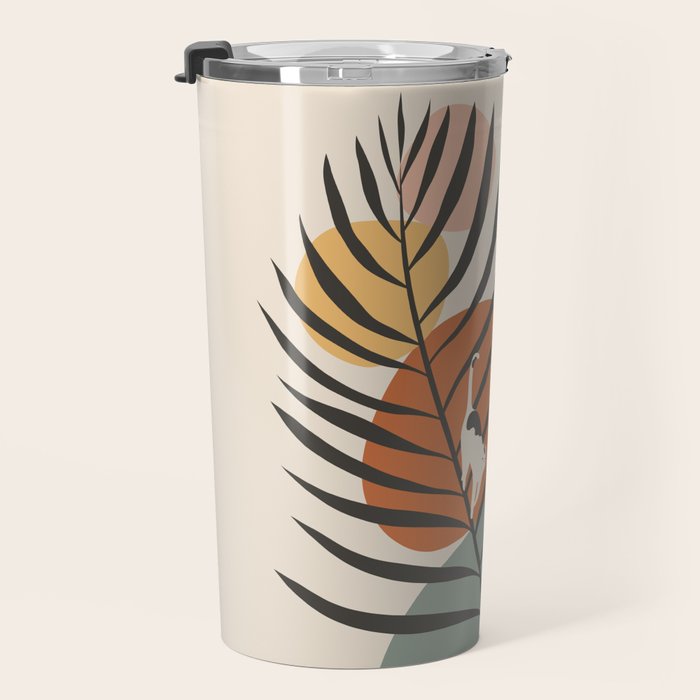 Cat and Plant 32 Travel Mug Gallery Image 3