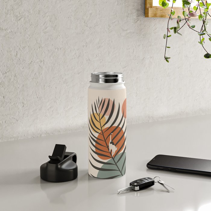 Cat and Plant 32 Water Bottle Gallery Image 4