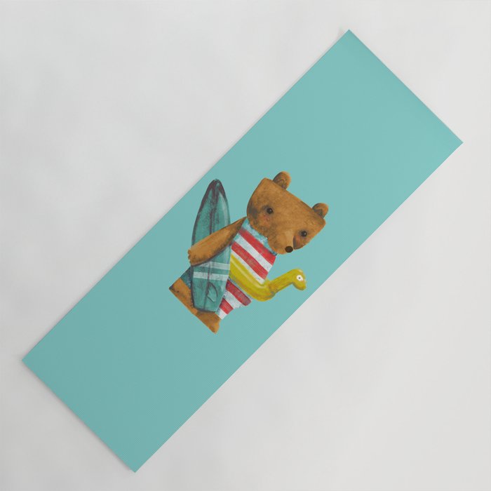 Summer Bear Yoga Mat Gallery Image 1
