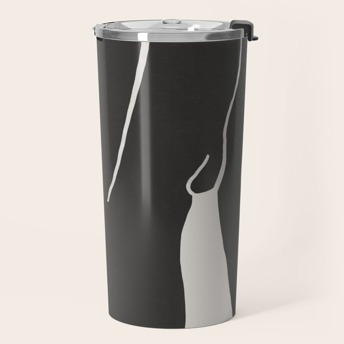 Nude in yellow black var Travel Mug Gallery Image 2