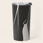 Nude in yellow black var Travel Mug Gallery Image 2