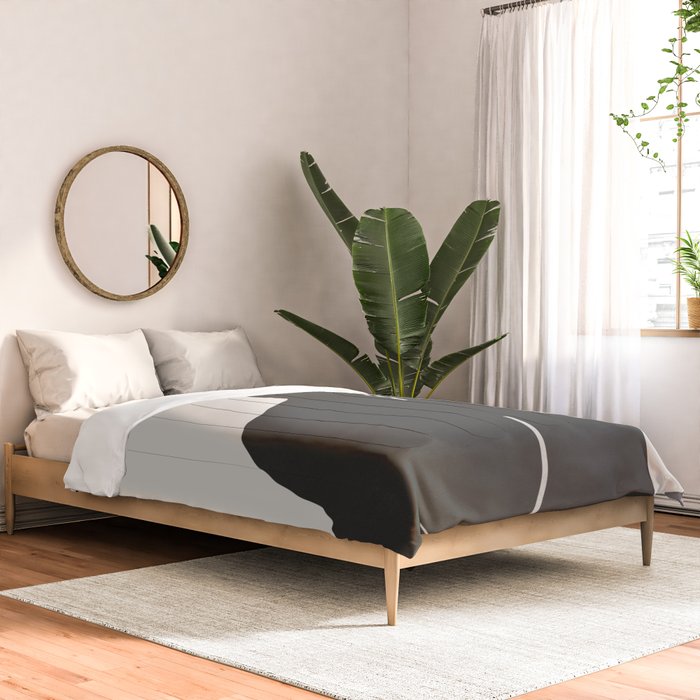 Nude in yellow black var Comforter Gallery Image 2