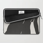 Nude in yellow black var Laptop Sleeve Gallery Image 2
