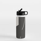 Nude in yellow black var Water Bottle Gallery Image 1