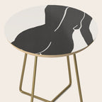 Nude in yellow black var Side Table Gallery Image 2