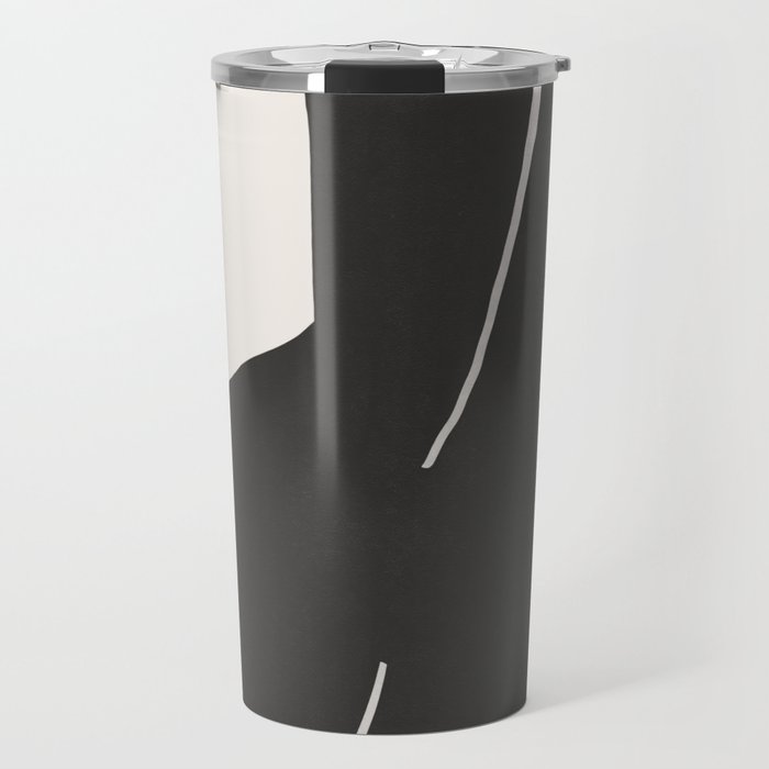 Nude in yellow black var Travel Mug Gallery Image 1
