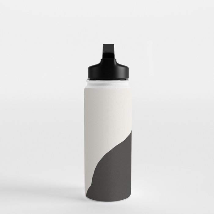 Nude in yellow black var Water Bottle Gallery Image 3