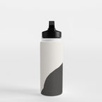 Nude in yellow black var Water Bottle Gallery Image 3