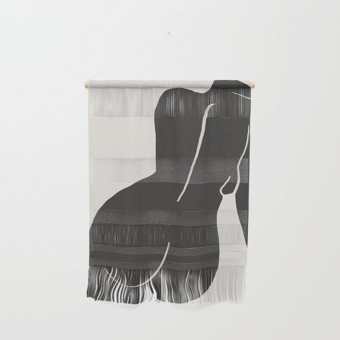 Nude in yellow black var Wall Hanging Gallery Image 1