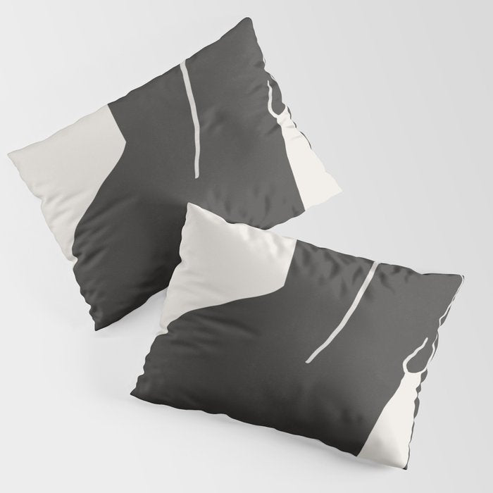 Nude in yellow black var Pillow Sham Gallery Image 3