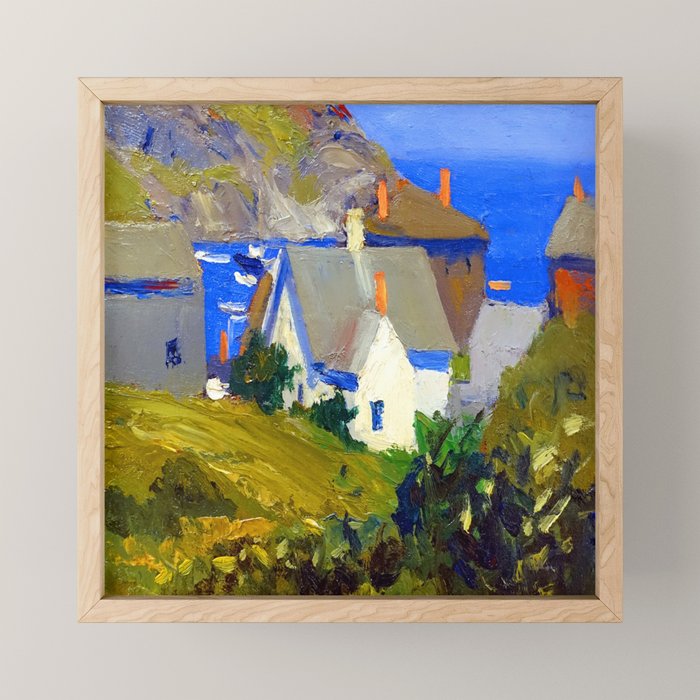 Edward Hopper Monhegan Houses Mini Art Print Gallery Image 1