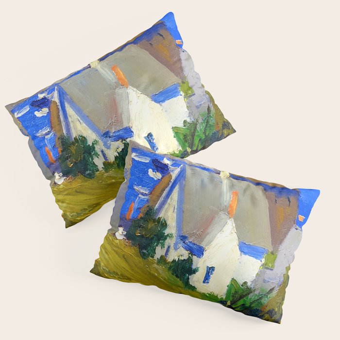 Edward Hopper Monhegan Houses Pillow Sham Gallery Image 3