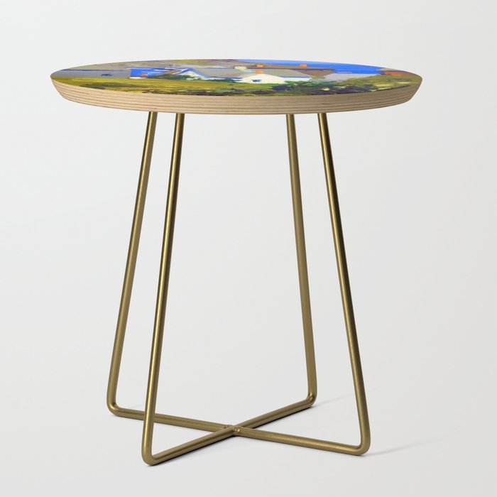 Edward Hopper Monhegan Houses Side Table Gallery Image 1