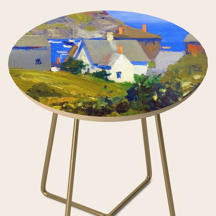 Edward Hopper Monhegan Houses Side Table Gallery Image 2